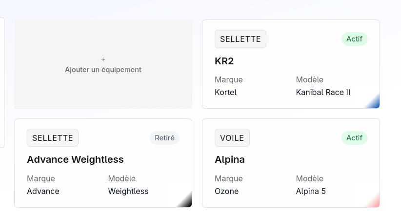 Aperçu de la gestion d’équipement